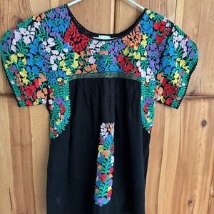 Embroidered Bright Colorful Blouse